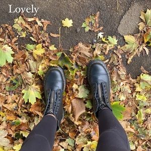 SINCLAIR MILLED NAPPA LEATHER PLATFORM BOOTS